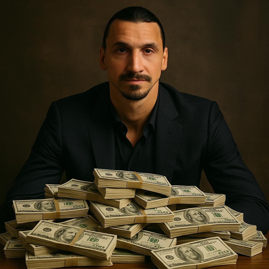 Zlatan Ibrahimovic Vermögen